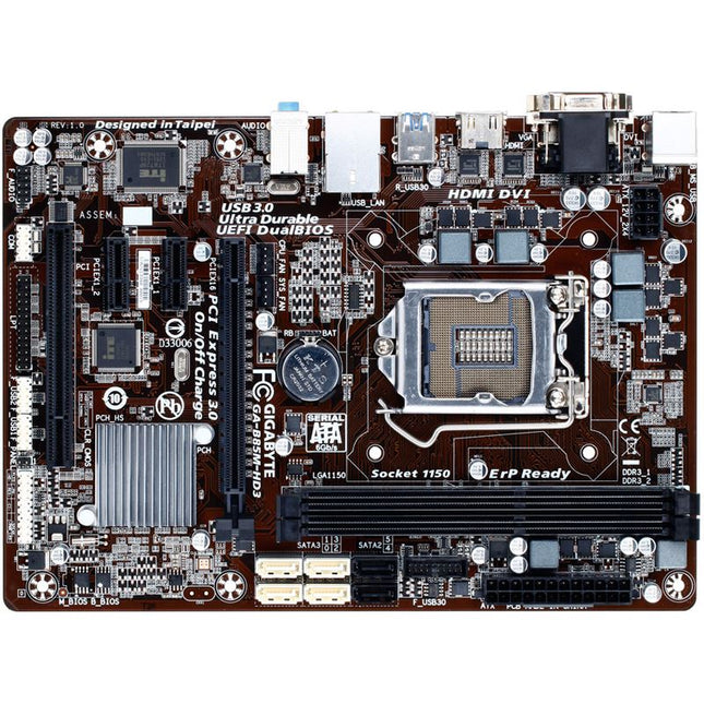 Gigabyte GA-B85M-HD3G Mainboard | Micro-ATX | LGA 1150 | Intel B85 Chipsatz