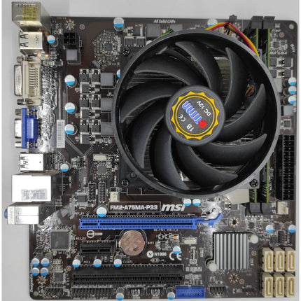 Upgrade Bundle | MSI FM2-A75MA-P33 & AMD A6-5400K | 4 - 16GB DDR3 RAM