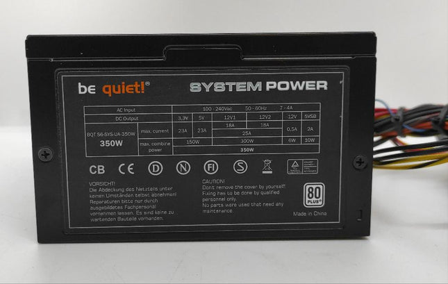 be quiet! System Power S6 (BQT S6-SYS-UA-350W) | 350W | 80+