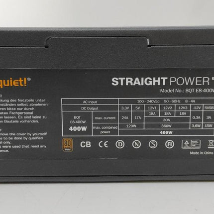 be quiet! Straight Power E8 BQT E8-400W | 400 W
