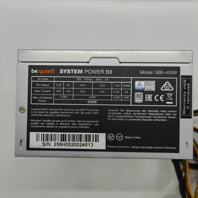 be quiet! System Power B8 SB8-450W | 450 Watt