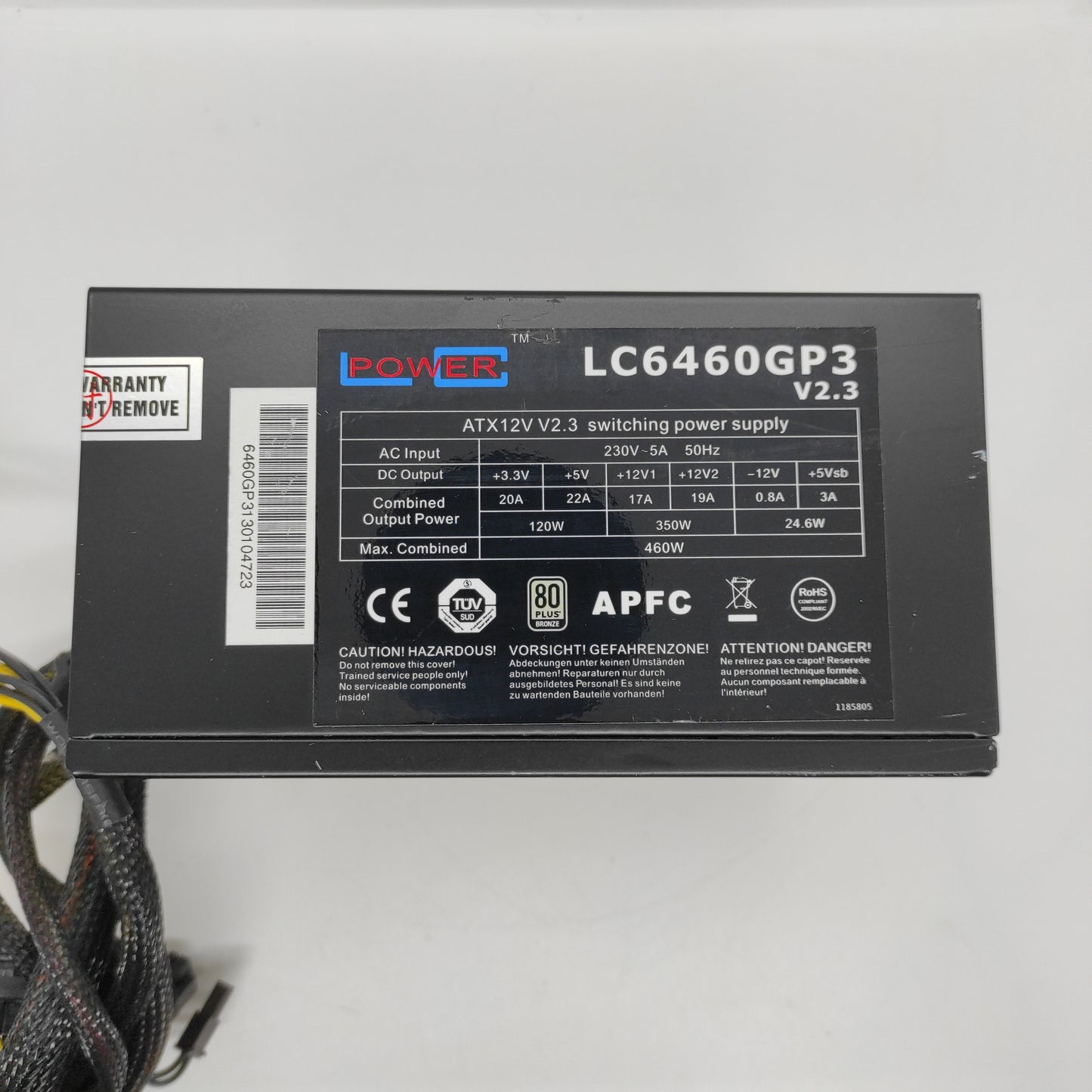 LC Power LC6460GP3 V2.3 | 460 Watt | 80+ Silver