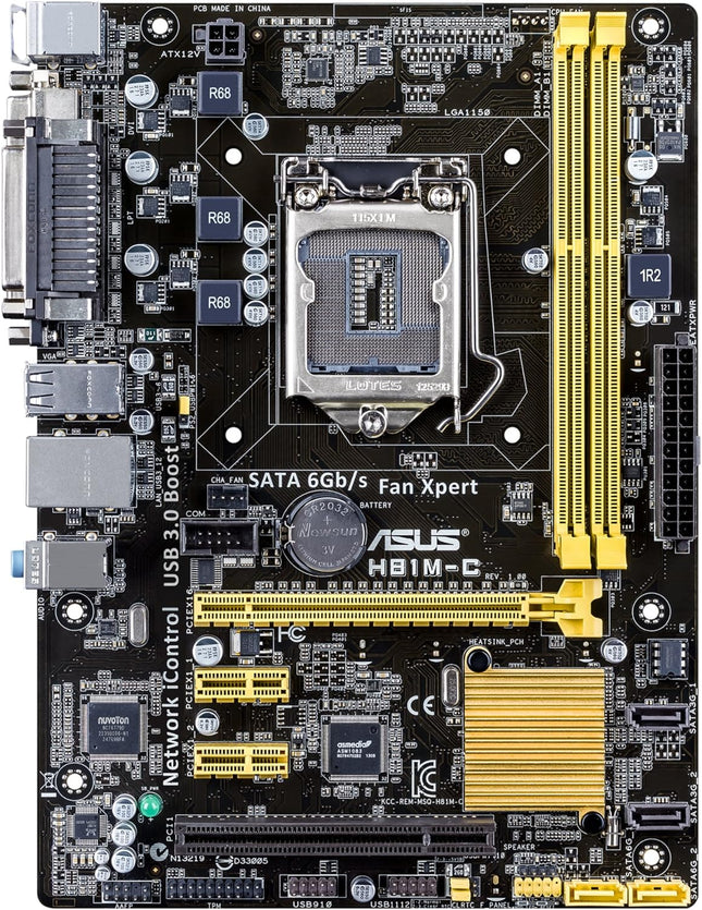 ASUS H81M-C Intel H81 Mainboard Micro ATX Sockel 1150