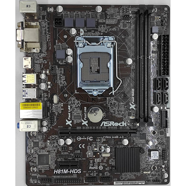 ASRock H81M-HDS | 2x DDR3 LGA1150 | mATX