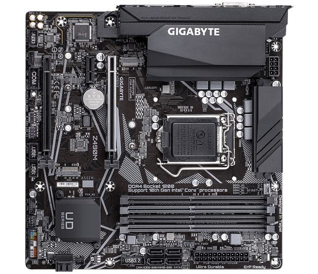 Gigabyte Z490M | 4x DDR4 LGA1200 mATX