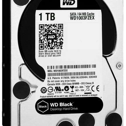 HDD WD Black WD1003FZEX 1TB/8,9/600/72 Sata III 64MB (D)