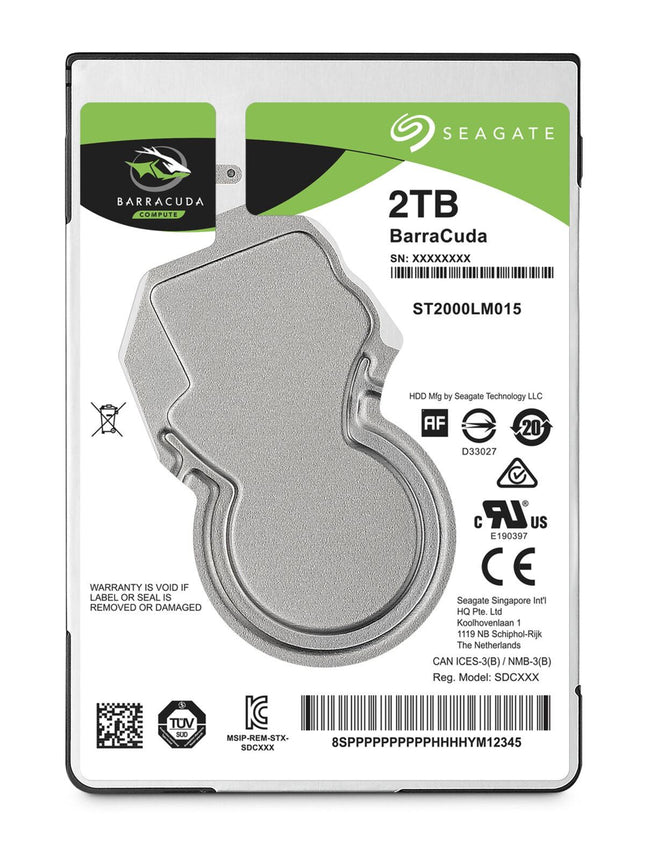 HDD 2,5 Seagate BarraCuda ST2000LM015 2TB Sata 128MB (D)