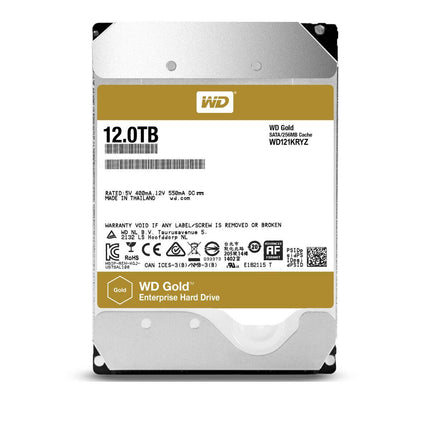 HDD WD Gold WD121KRYZ 12TB/600/72 Sata III 256MB (D)