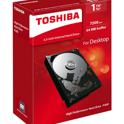 HDD Toshiba P300 HDWD110UZSVA 1TB/8,5/600/72 Sata III 64MB