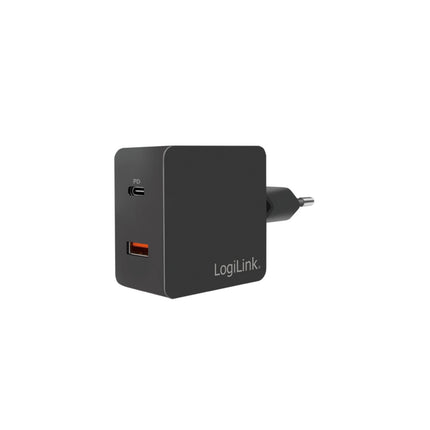 LogiLink Steckdosendapter 1x USB 1x USB-C - PA0220