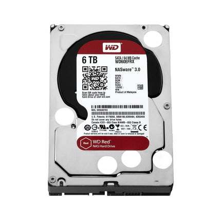 WD Red WD60EFRX HDD 6TB 3,5" 64Mb Cache 5400U SATA III NasWare 3.0 NAS