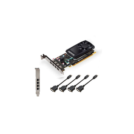 VGA PNY Quadro P1000 v2 4GB DVI GDDR5 (VCQP1000DVIV2-PB)