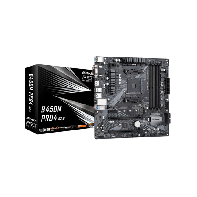 ASROCK B450M PRO4 R2.0(AM4) (D)