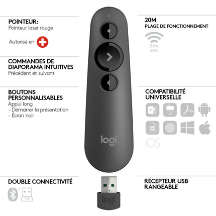 Logitech Wireless Laser Presenter R500s (910-005843)