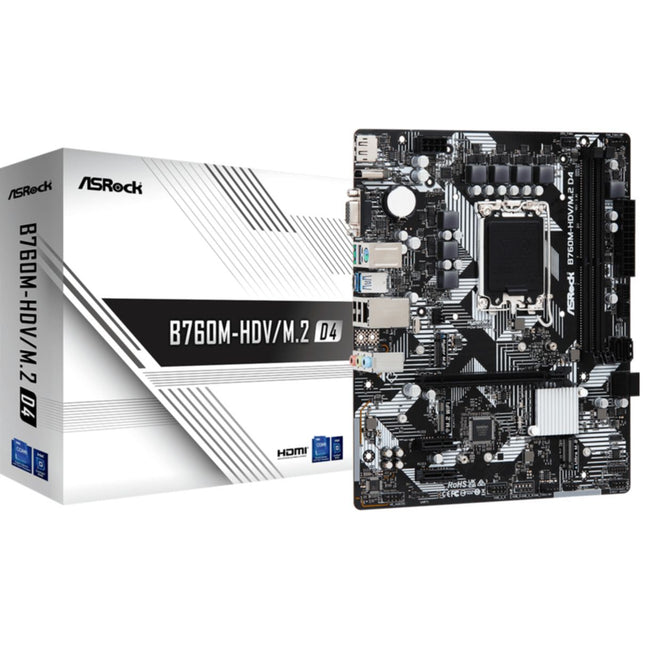 ASROCK B760M-HDV/ M.2 D4 (1700) (D)