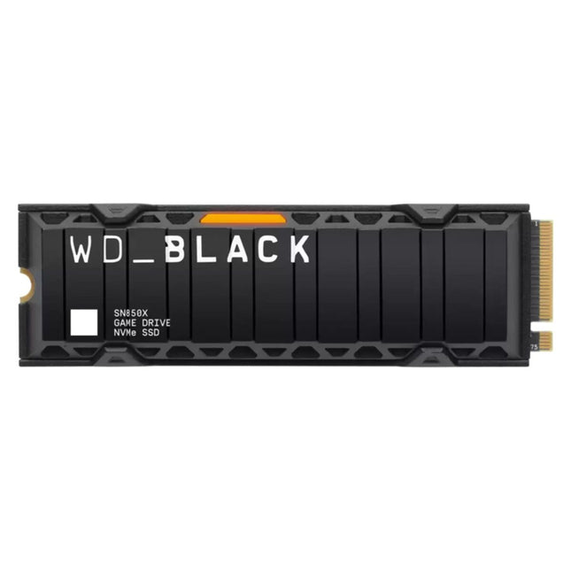 SSD WD Black 2TB SN850X Gaming NVME M.2 PCIe WDS200T2XHE m. Kï¿½hlkï¿½rper PCIe 4.0 x4