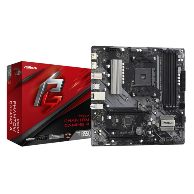 ASROCK B550M Phantom Gaming 4 (AM4) (D)