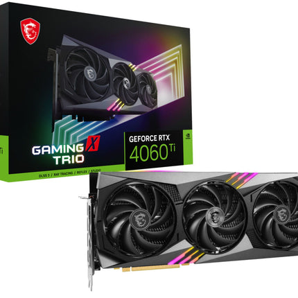 VGA MSI GeForce® RTX 4060 TI 8GB Gaming X Trio