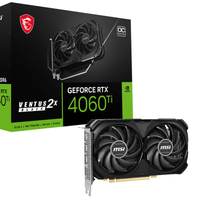 VGA MSI GeForce® RTX 4060 TI 8GB VENTUS 2X BLACK OC