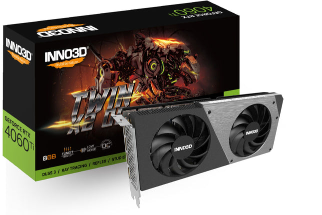 VGA Inno3D GeForce® RTX 4060TI 8GB Twin X2 OC