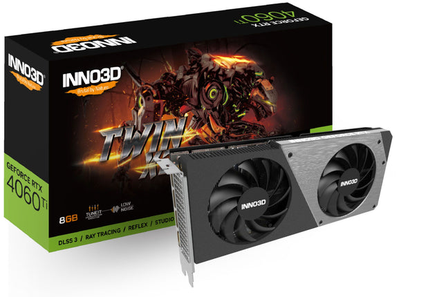 VGA Inno3D GeForce® RTX 4060TI 8GB Twin X2