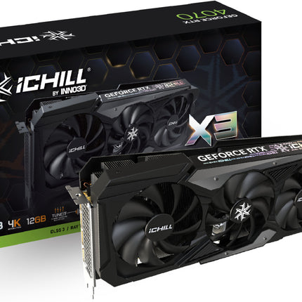 VGA Inno3D GeForce® RTX 4070 12GB iCHILL X3