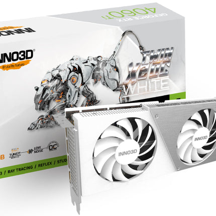 VGA Inno3D GeForce® RTX 4060TI 16GB Twin X2 OC White