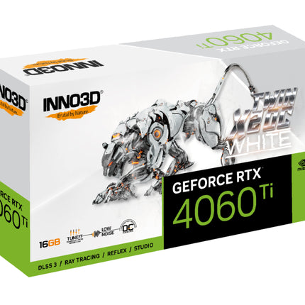 VGA Inno3D GeForce® RTX 4060TI 16GB Twin X2 OC White