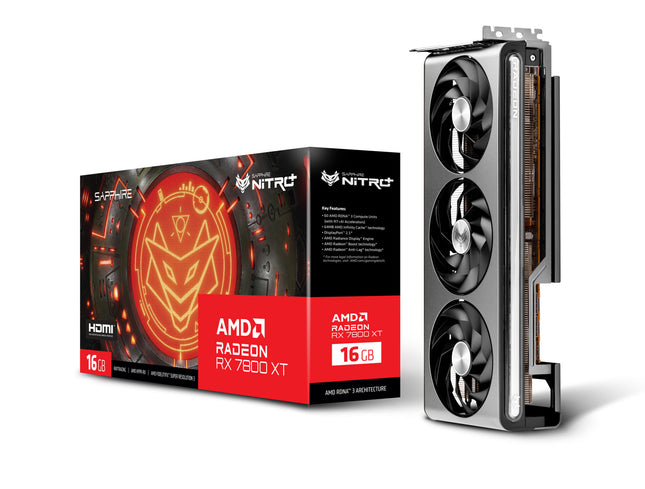 VGA SAPPHIRE NITRO+ RADEON RX 7800 XT 16GB Gaming OC GDDR6 (UEFI)