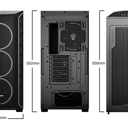 PC- Gehäuse BeQuiet Shadow Base 800 FX - schwarz