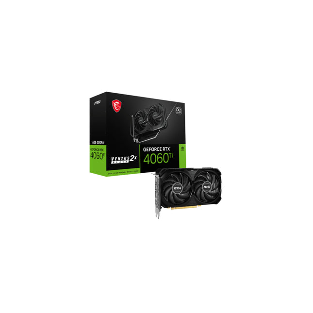 VGA MSI GeForce® RTX 4060 TI 16GB Ventus 2X BLACK OC