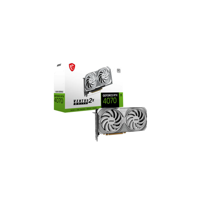 VGA MSI GeForce® RTX 4070 12GB Ventus 2X WHITE OC