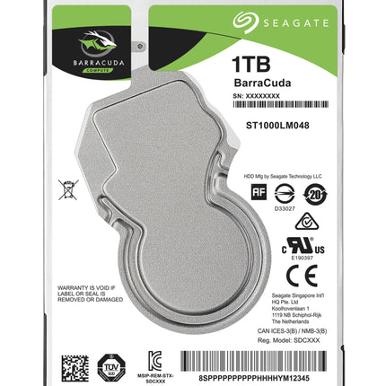 HDD 2,5 Seagate BarraCuda ST1000LM048 1TB Sata 128MB