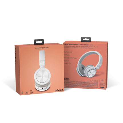 Energy Sistem Headphones BT Urban 2 Radio White (448456)