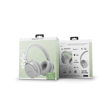 Energy Sistem Headphones Bluetooth Style 3 Stone (453030)