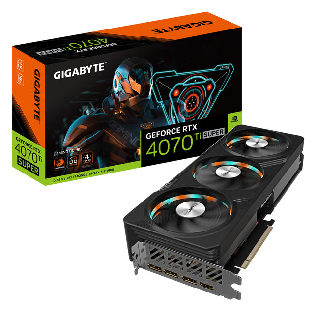 VGA Gigabyte GeForce® RTX 4070 Ti SUPER 16GB Gaming OC