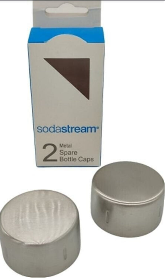 SodaStream 1040290880 Deckel Metall für Kunststoffflasche 2er Set