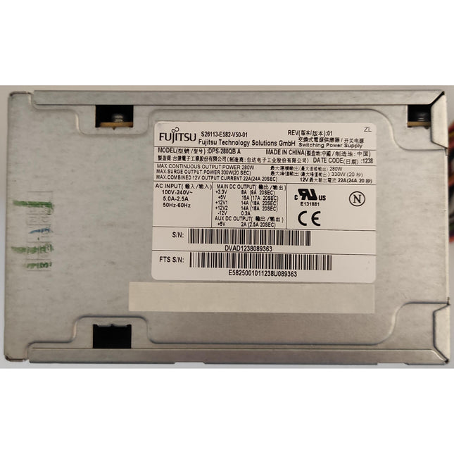 Fujitsu S26113-E582 V50-01 (DPS-280QB A) | 280W