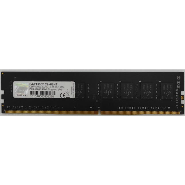 G.Skill Value Series 4GB DDR4 RAM 2133MHz | F4-2133C15S-4GNT