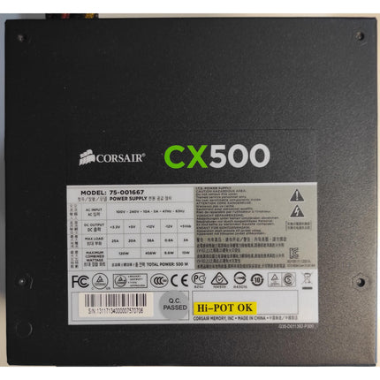 Corsair CX500 | 500 Watt | 80+ Bronze