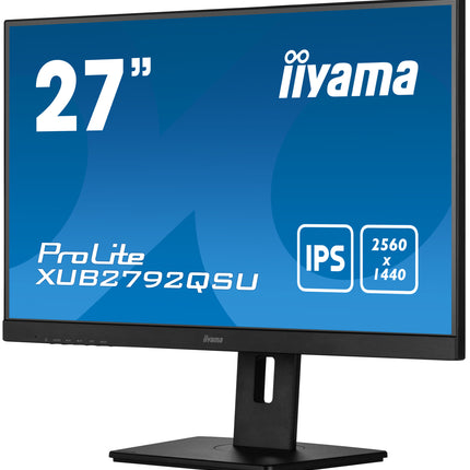 Iiyama Monitor ProLite XUB2792QSU-B5 WQHD (2560x1440) 68,6 cm (27" - 27 Zoll)