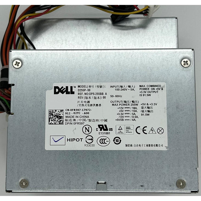 DELL D255P-00 (DPS-255BB A) (CN-0FR597) | 255W