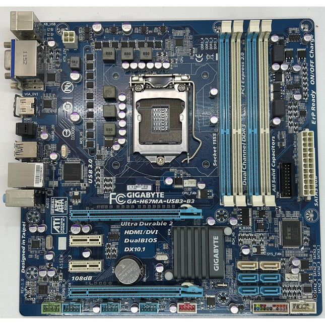 Gigabyte GA-H67MA-USB3-B3 | 4x DDR3 LGA1155 mATX