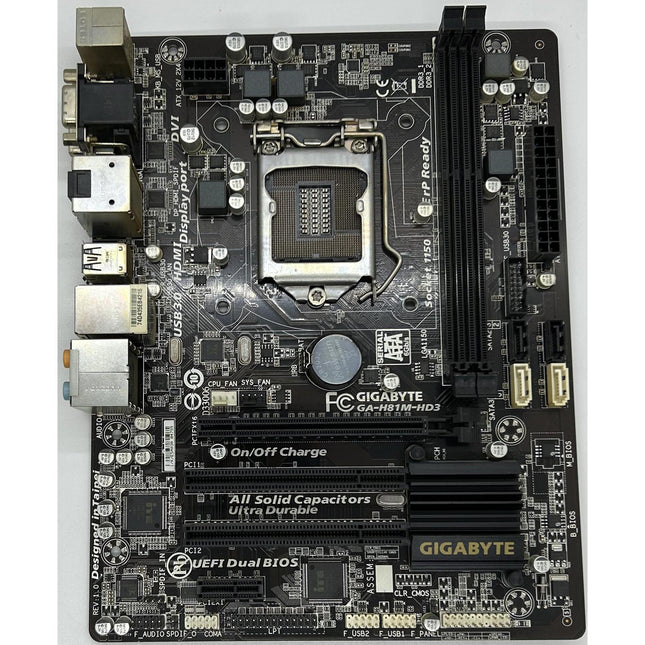 Gigabyte GA-H81M-HD3 | 2x DDR3 LGA1150 mATX