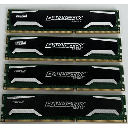 Crucial Ballistix Sport DDR3 RAM | 8/16/32GB | BLS8G3D1609DS1S00 | 9-9-9-24 CL9
