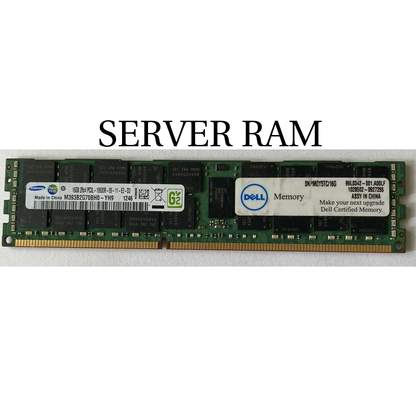 SERVER Registered ECC DDR3-R RAM | 1333MHz/10600R & 1600MHz/12800R | 2GB - 32GB