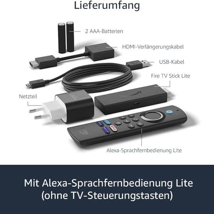 Amazon FireTV Stick Lite with Alexa Voice Control | NEW &amp; OVP | Lightning Shipping